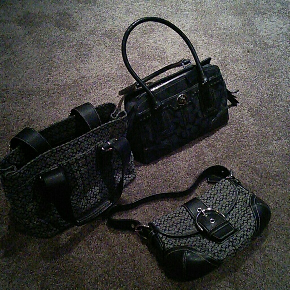 3 coach bag bundle