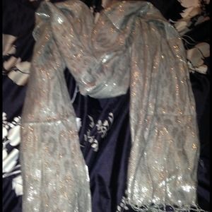 Cute sparkly silver scarf Cute sparkly silver scarf