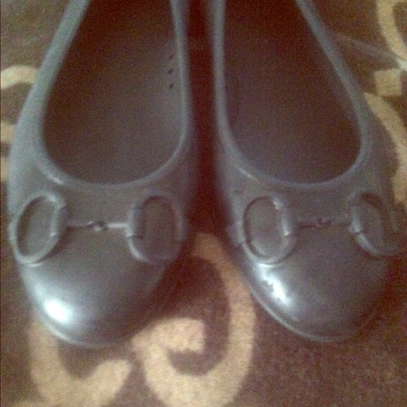 REDUCED!!! Gucci horsebit flats (rubber)
