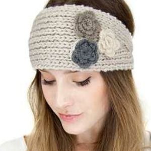 Red Knitted Headband