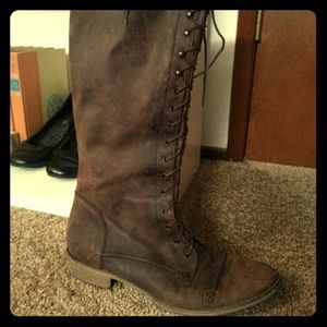 Brown Lace Up Nordstrom Boots