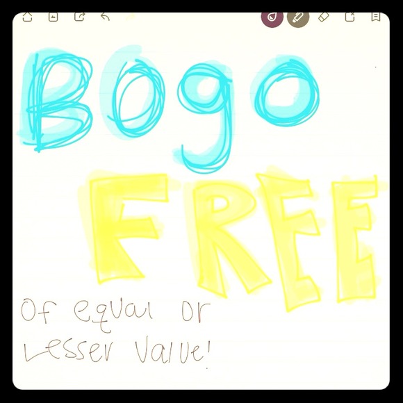 Buy one get one free! Of equal or lesser value! - Picture 1 of 1
