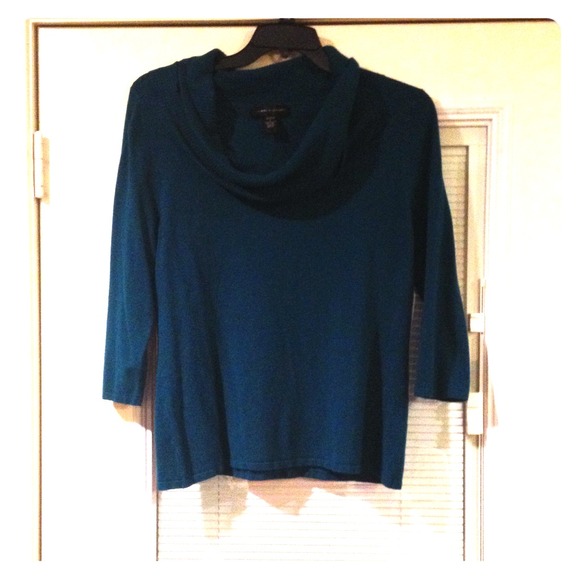 Cable and gauge sweater