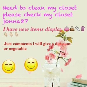 Advertisement need to clean my closet check it all