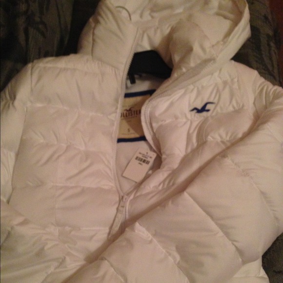 Hollister puffer fleece jacket brand new WT