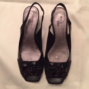 Black Open Toed Heels