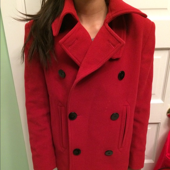 Red Ralph Lauren coat