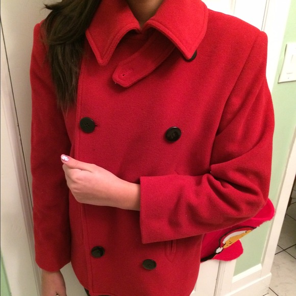 Red Ralph Lauren coat - Picture 2 of 3