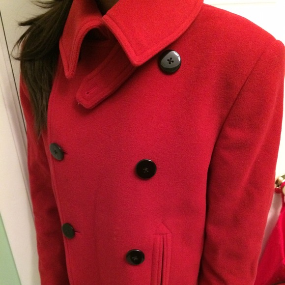 Red Ralph Lauren coat - Picture 3 of 3