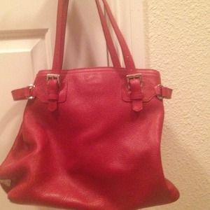 Beautiful red prada handbag