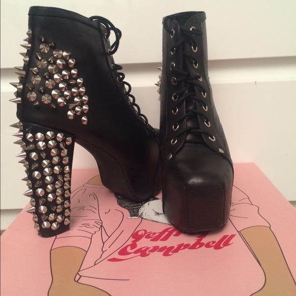 Jeffrey Campbell Studded Lita Boot Worn only once!