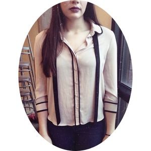 •luxurious creme top•