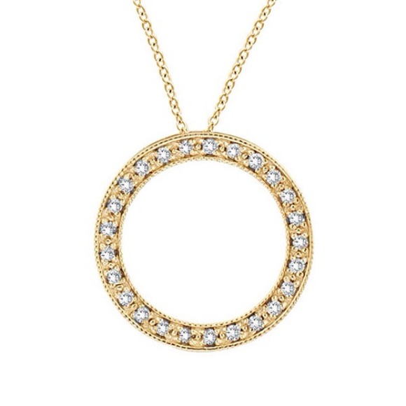 🚫hold for @uniqueshoppe 10K Gold Diamond Necklace