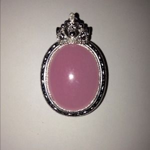 Judith Ripka Sterling Silver and Pink Enhancer