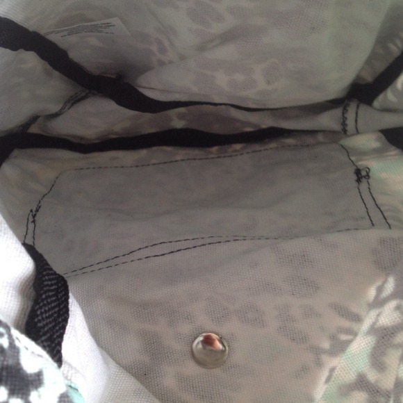 💢TRADED💢Mint Cheetah Print MINI backpack - Picture 3 of 3