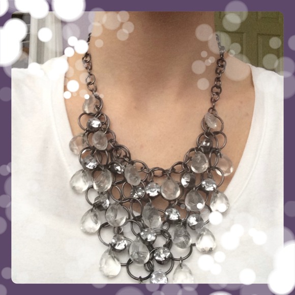 Crystal statement necklace