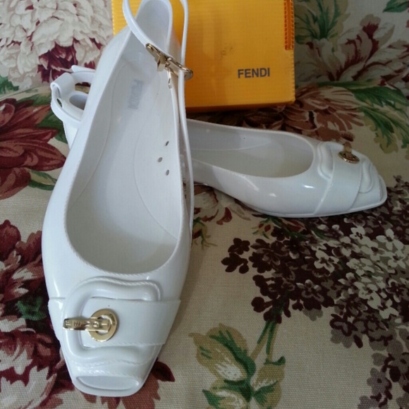 New With Original Box Open Toe Fendi Shoes