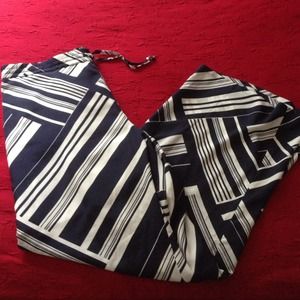 Stripped abstract pants
