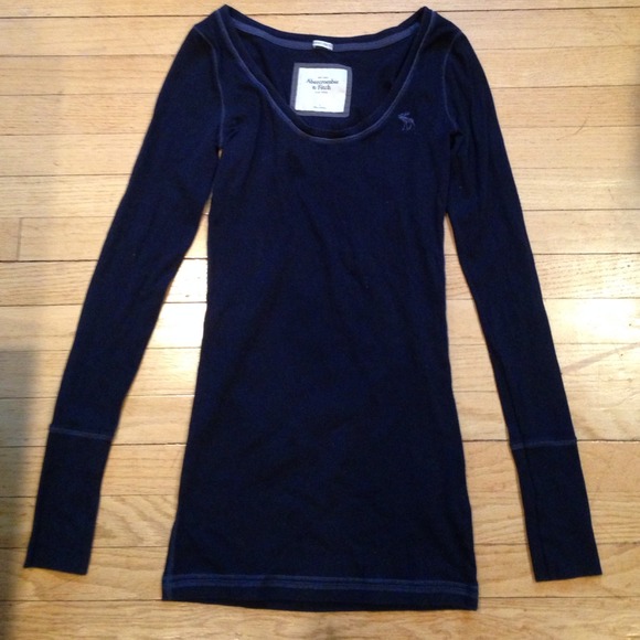 Abercrombie & Fitch Navy Long Sleeve