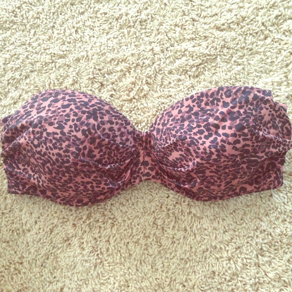 H&M leopard Bandeau bikini
