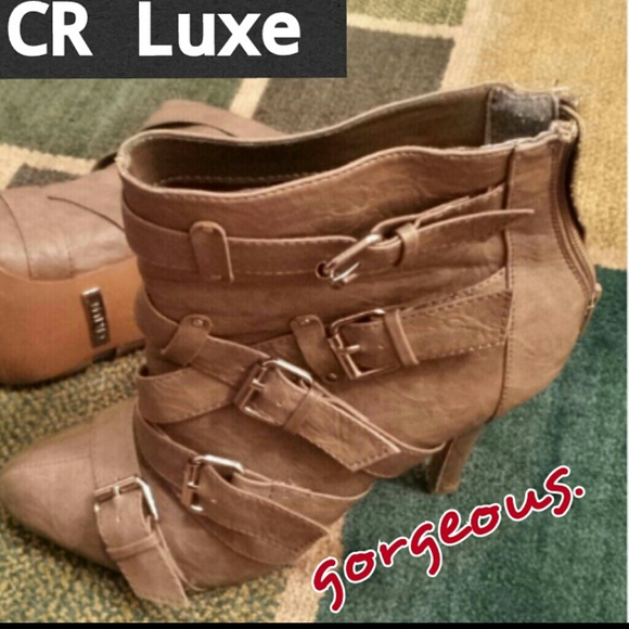 SOLD CR Luxe Boots with Buckles
