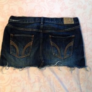 Hollister denim skirt
