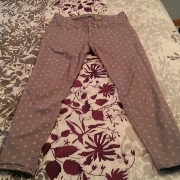 Polka Dot Puple Jeans