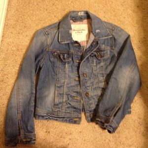 Abercrombie & Fitch blue jean jacket - size S