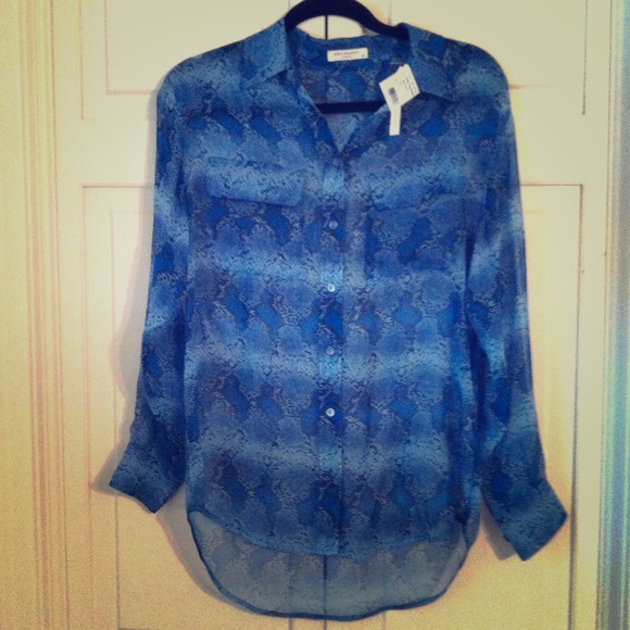 Equipment Femme silk shirt