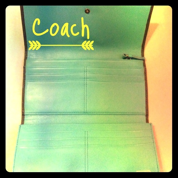 Coach leather wallet