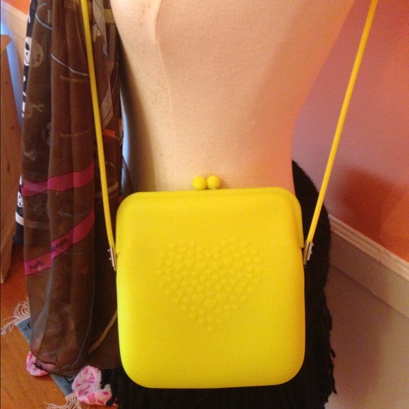 Handbags - 🎉SALE🎉 Neon Frosted Rubber Crossbody bag