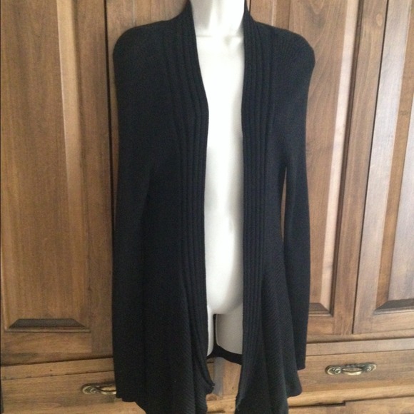 Black sweater cardigan