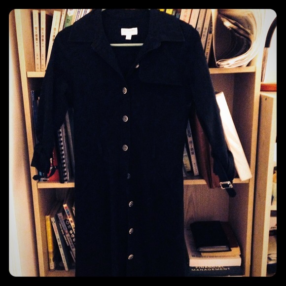 Black shirt dress - perfect for work
