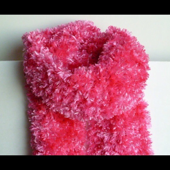 Fuzzy scarf and little black dress bundle