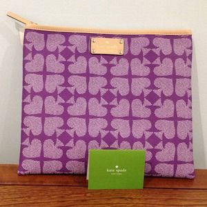 kate spade Bags - 🎉HP 2/17🎉Kate Spade Purple Spades Pouch kate spade Bags - 🎉HP 2/17🎉Kate Spade Purple Spades Pouch