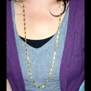 Premier Designs gold plated "sunny" necklace