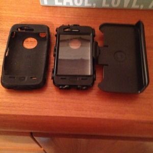 Otter box case and clip for I phone 4/4s