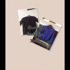 Talbots Royal Blue Pima Cotton Cartigan