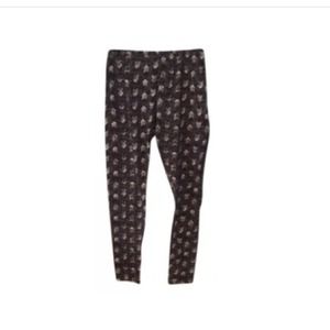 Black tribal leggings