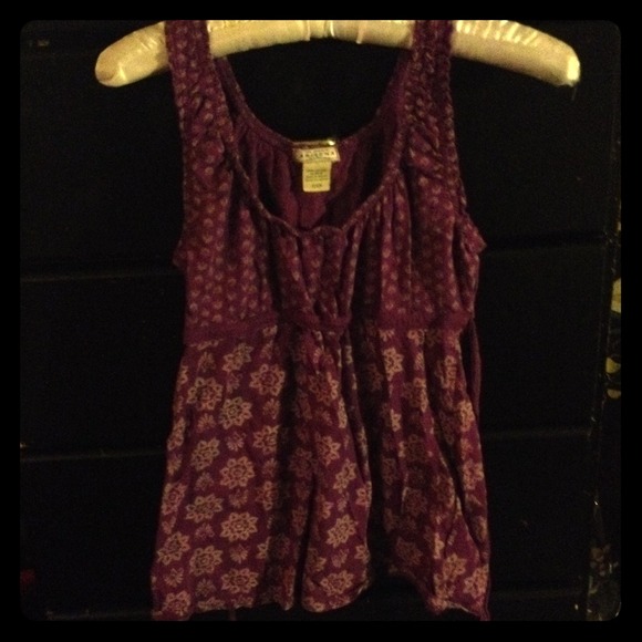 Purple summer tank top