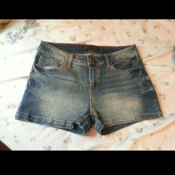 Denim shorts