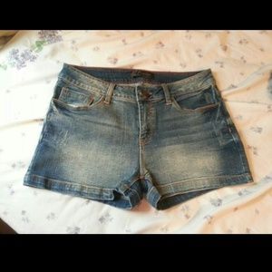 Denim shorts