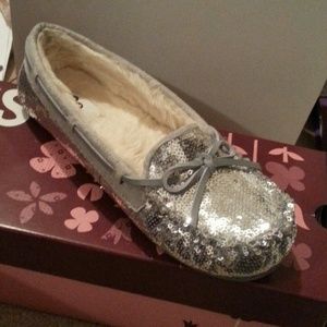 SO sparkly moccasins