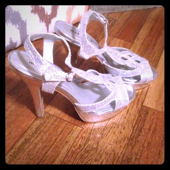 Silver heels