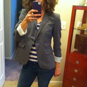 Banana Republic gray blazer