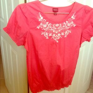 💥Free with purchase🎉💥🎉 Cute Merona Coral Top💃
