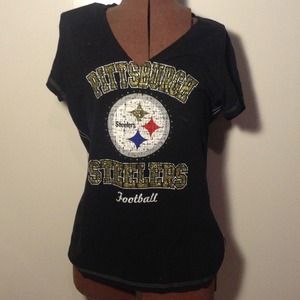Steeler woman's v neck