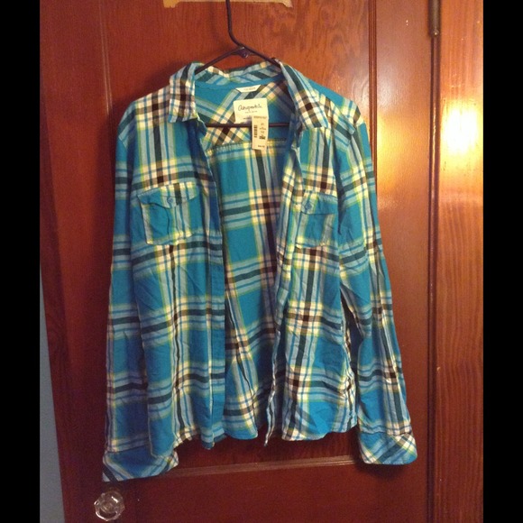 Aeropostale button down- flannel style