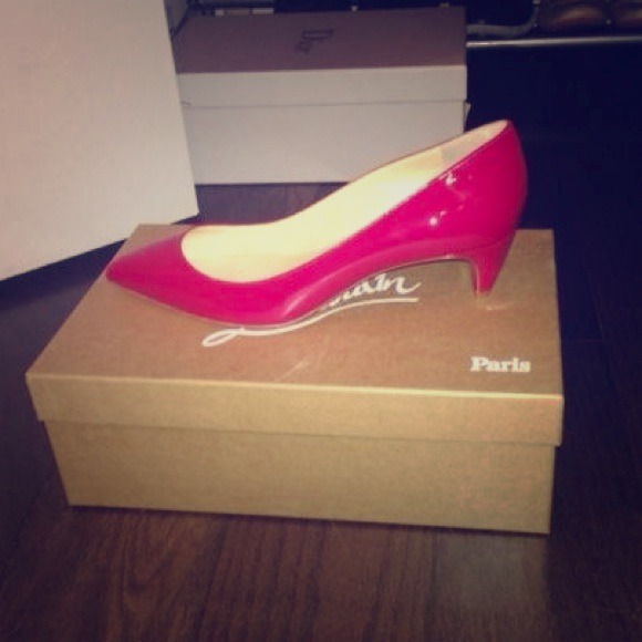 Authentic Brand New Christian Louboutin peep toe