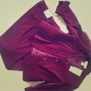 🚫SOLD!!!!🚫NWT Calvin Klein Velvet Pantsuit